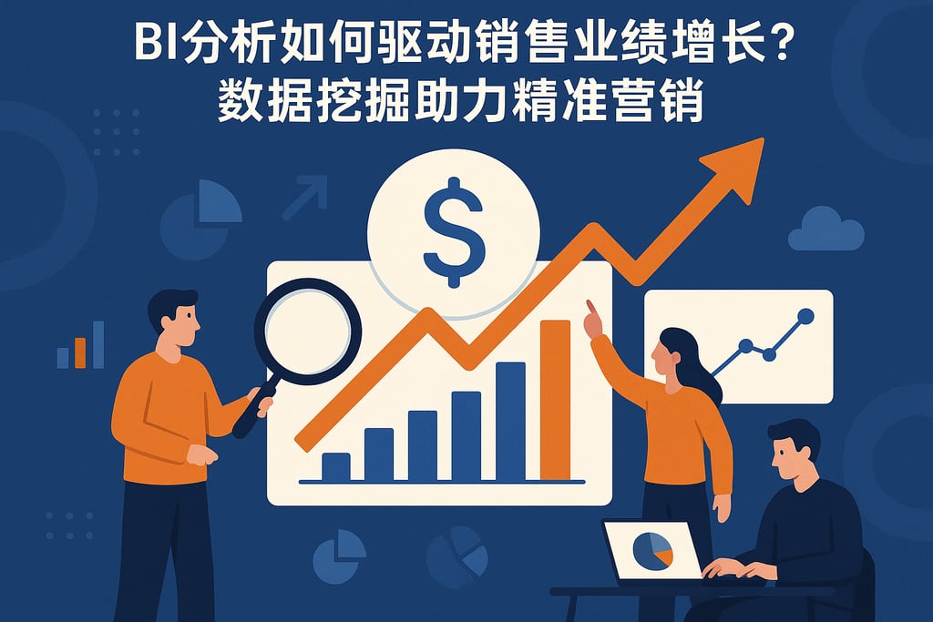 BI分析如何驱动销售业绩增长？数据挖掘助力精准营销"